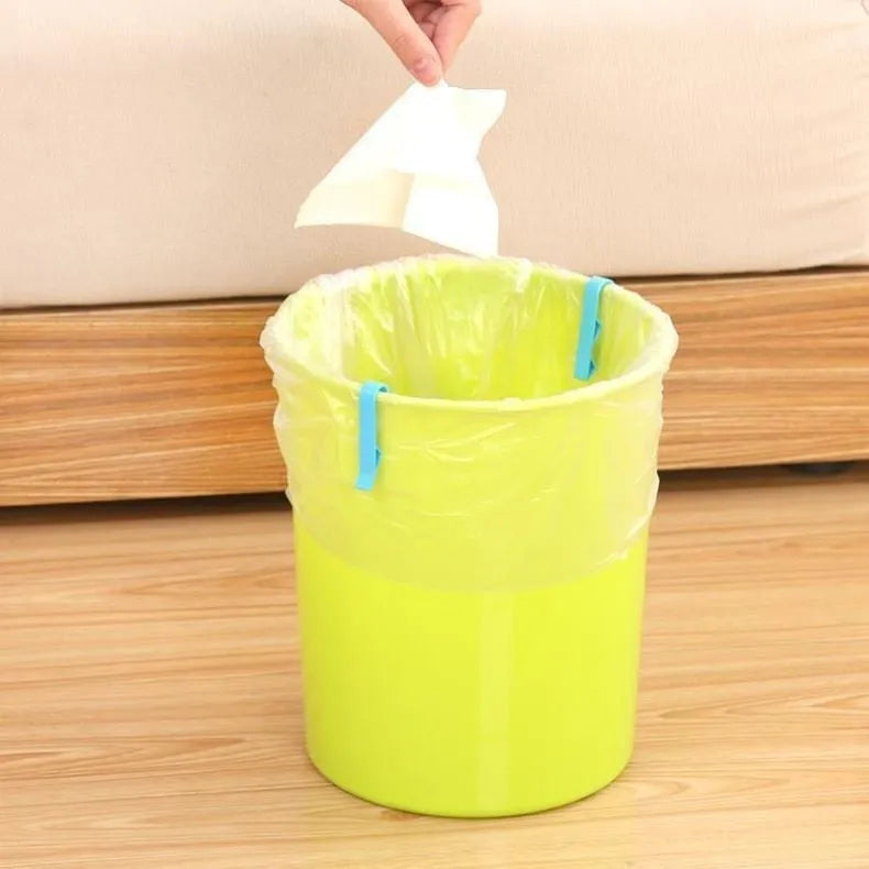 PP plastic non-slip garbage bag fixing clip for trash can side installation