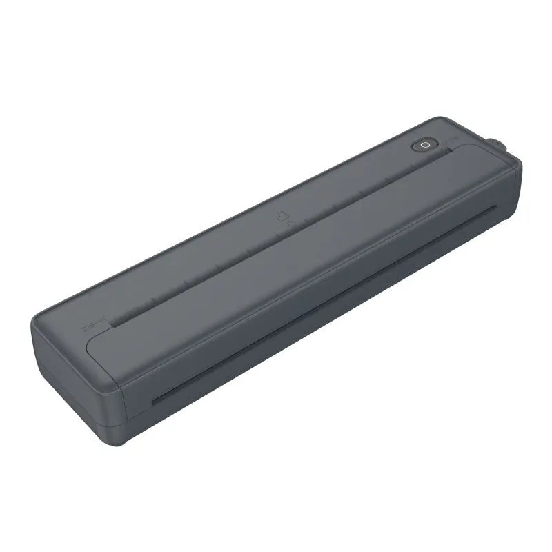 Black or white portable A4 Bluetooth printer measuring 28×7×5 cm for wireless mobile phone and computer printing