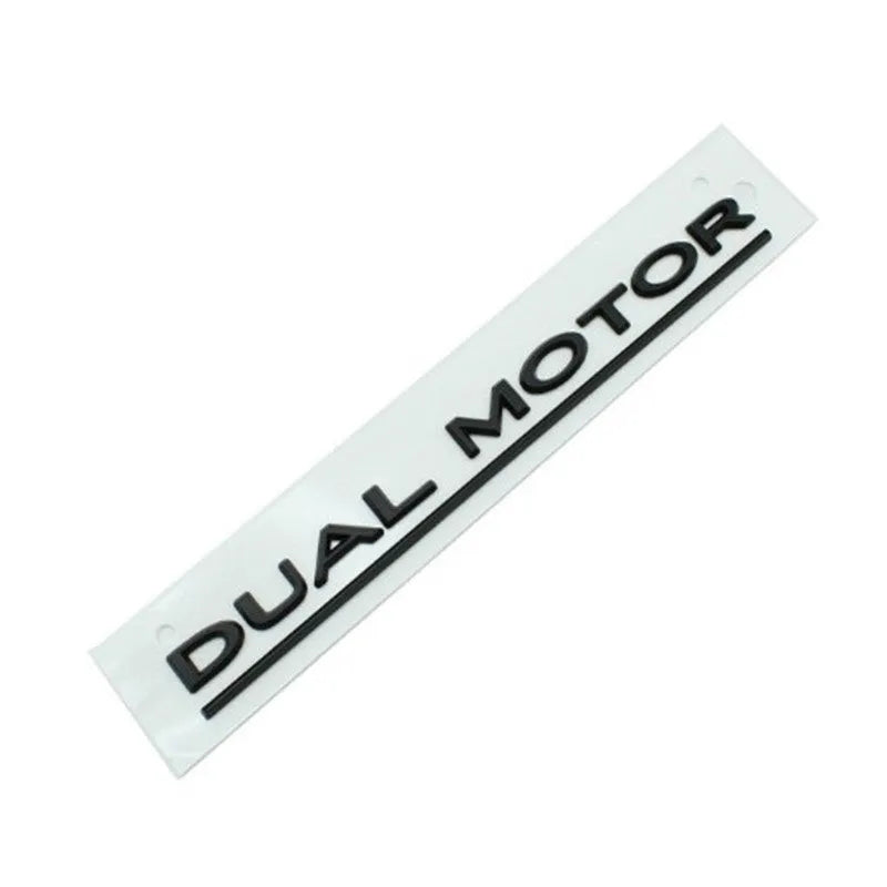 Tesla Model 3 bumper sticker ABS plastic 19x3cm with performance lettering
