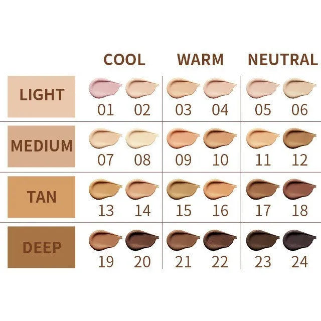 24-shade waterproof concealer pen for contouring and blemish coverage
