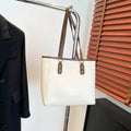 Korean style shoulder underarm bag in PU leather with sandwich pocket