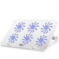 A9 Laptop Cooler with six fans on alloy platform, 360x255x27mm, black regular version