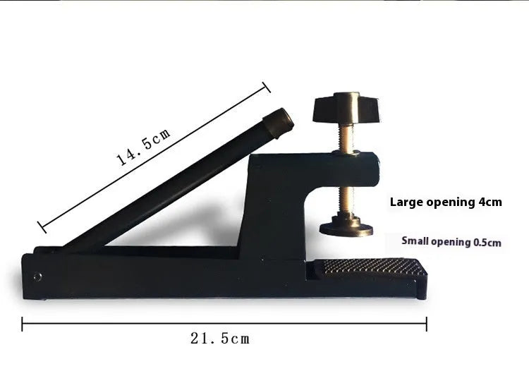 Universal large clip table tennis net post set for indoor open grid tables