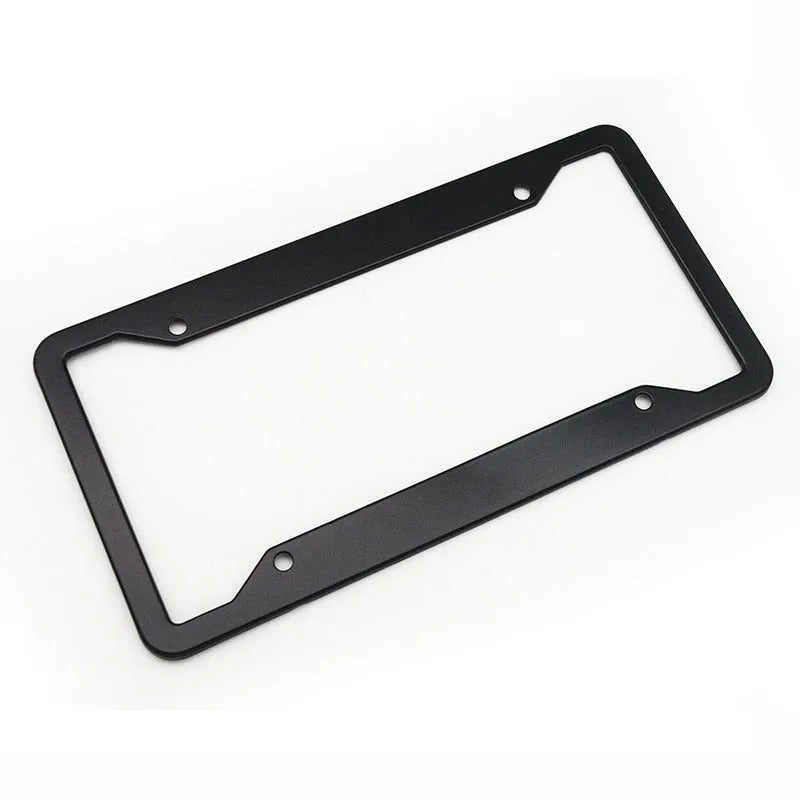 Aluminium alloy licence plate frame with 200x150mm dimensions in four finish options