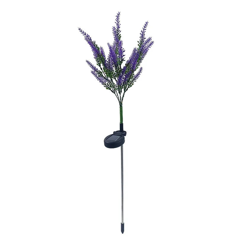 74cm solar garden light decorative flower LED outdoor courtyard lighting