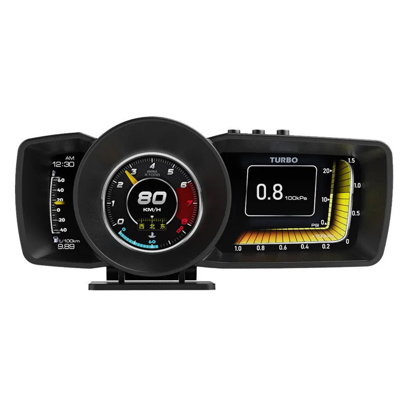 OBDII monitor driving computer with TFT screen and GPS BeiDou system for vehicle diagnostics