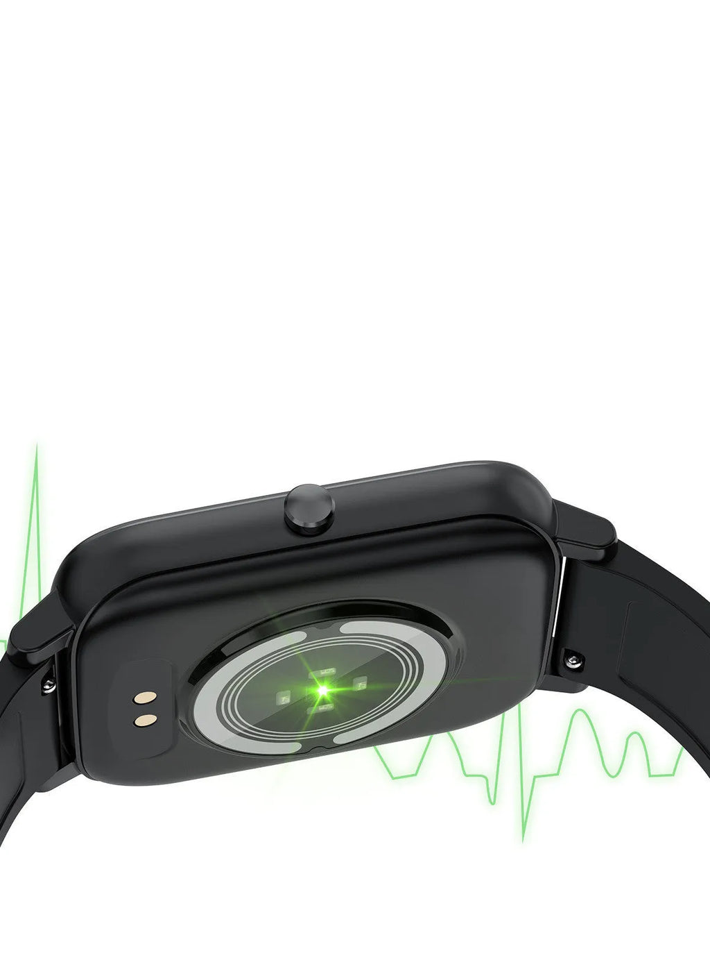 H80 Fashion Sports Smart Watch with ECG monitoring on a silicone strap, showing a coloured touchscreen interface.