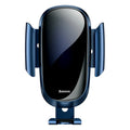 Universal smart car bracket mount in black, blue and silvery colours for mobile device holding