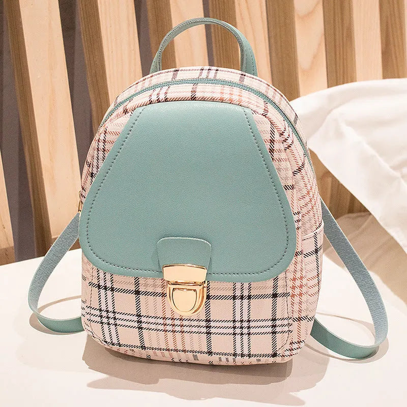 A PU leather one-shoulder diagonal phone bag with an adjustable crossbody strap, shown in a choice of colours.