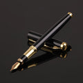 Black and red metal business pen with a 0.5mm nib for office and gift use.