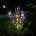 74cm solar garden light decorative flower LED outdoor courtyard lighting