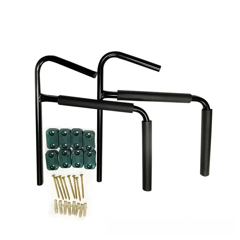 Carbon steel kayak and surfboard wall hanger storage rack