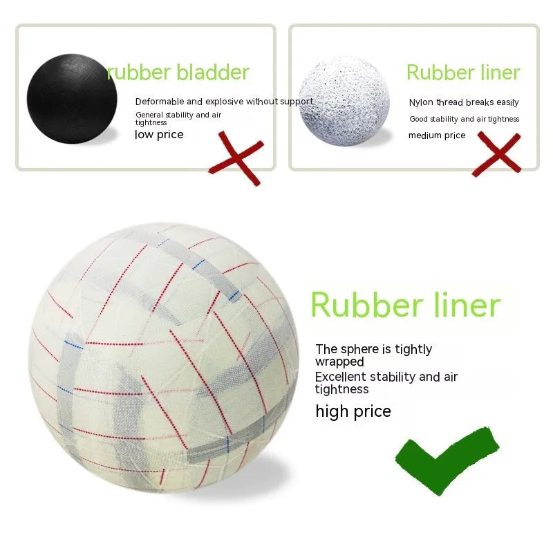 Fluorescent green official size 5 football with seamless thermal patch construction on a pitch.