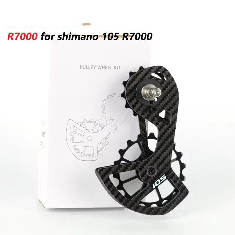 LTWOO 105 bicycle rear derailleur jockey pulley wheels with 13T and 18T teeth.