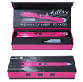 Mini steam splint spray hair straightener in champagne, purple, or rose red colours