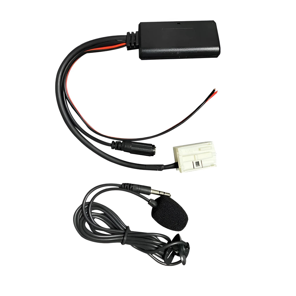 Car Bluetooth auxiliary audio adapter cable compatible with Citroen Peugeot RD4 stereo units