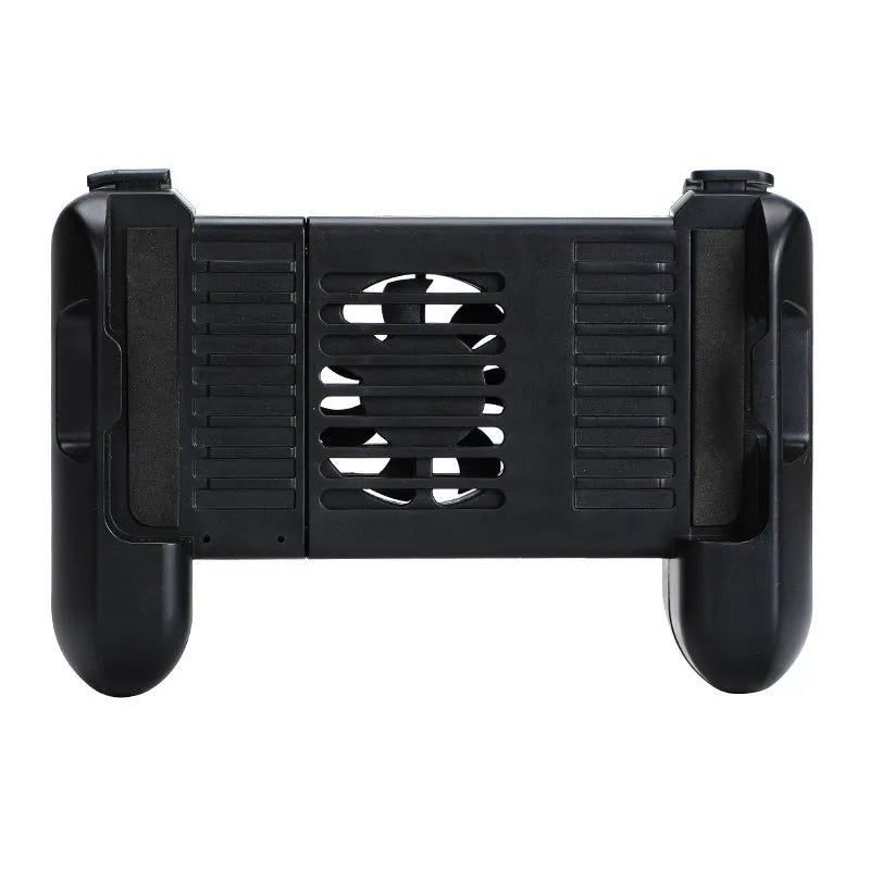 Black P2 Bluetooth mobile game controller with cooling function for Apple iPhone