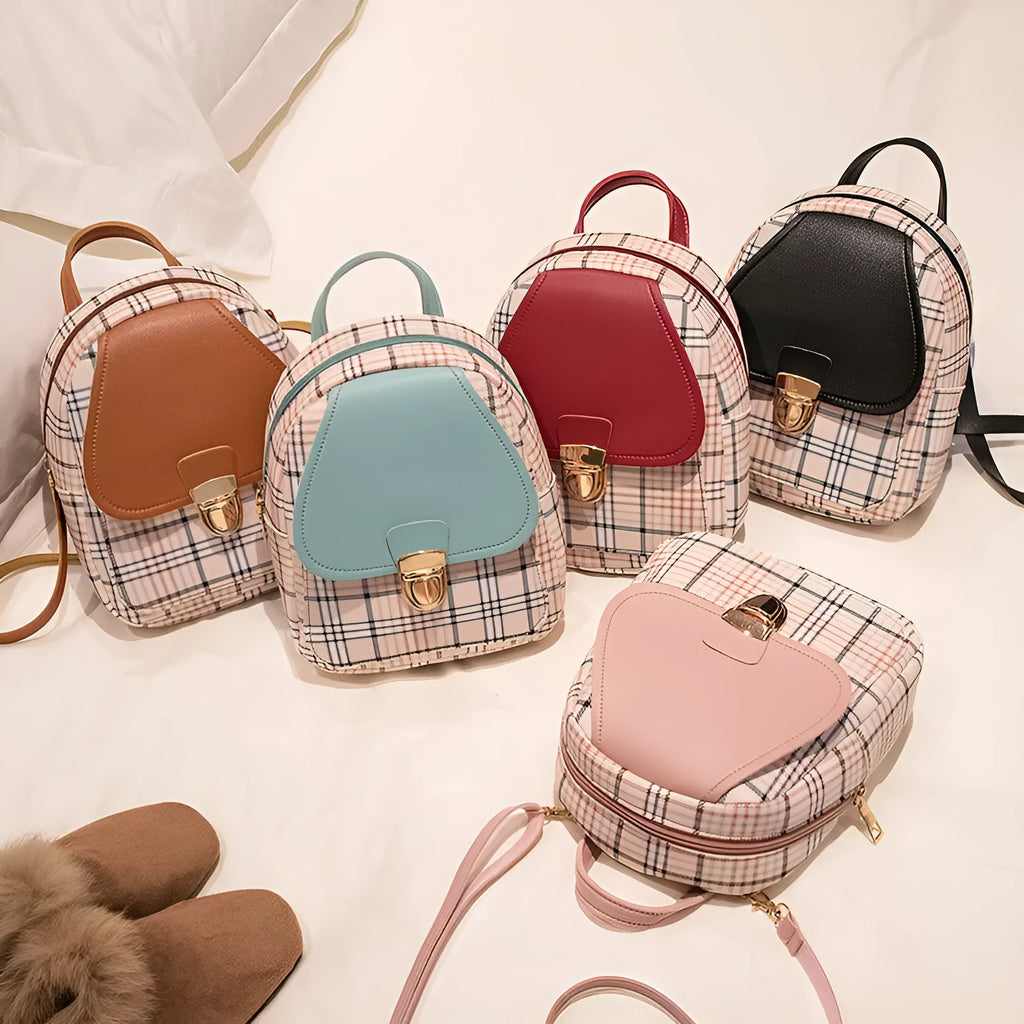 A PU leather one-shoulder diagonal phone bag with an adjustable crossbody strap, shown in a choice of colours.