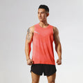Men's solid colour quick-drying sports tank top for summer outdoor training