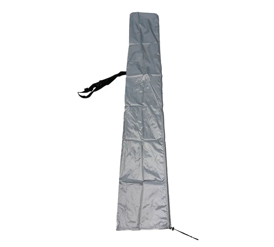 Waterproof black and grey Oxford cloth umbrella cover for banana-shaped and straight garden parasols