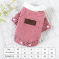 Grey lambswool dog vest with wool lining for winter warmth