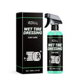 120ml car tyre protective agent bottle with silicone oil formulation on a clean surface