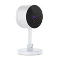 White FLASH FISH gun-style indoor WiFi security camera on a wall.