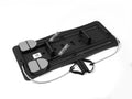 Foldable purple belly panel fitness equipment for core training on wooden floor