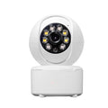 1080p HD Bluetooth indoor home security camera with dual-light panoramic view on a ceiling mount.