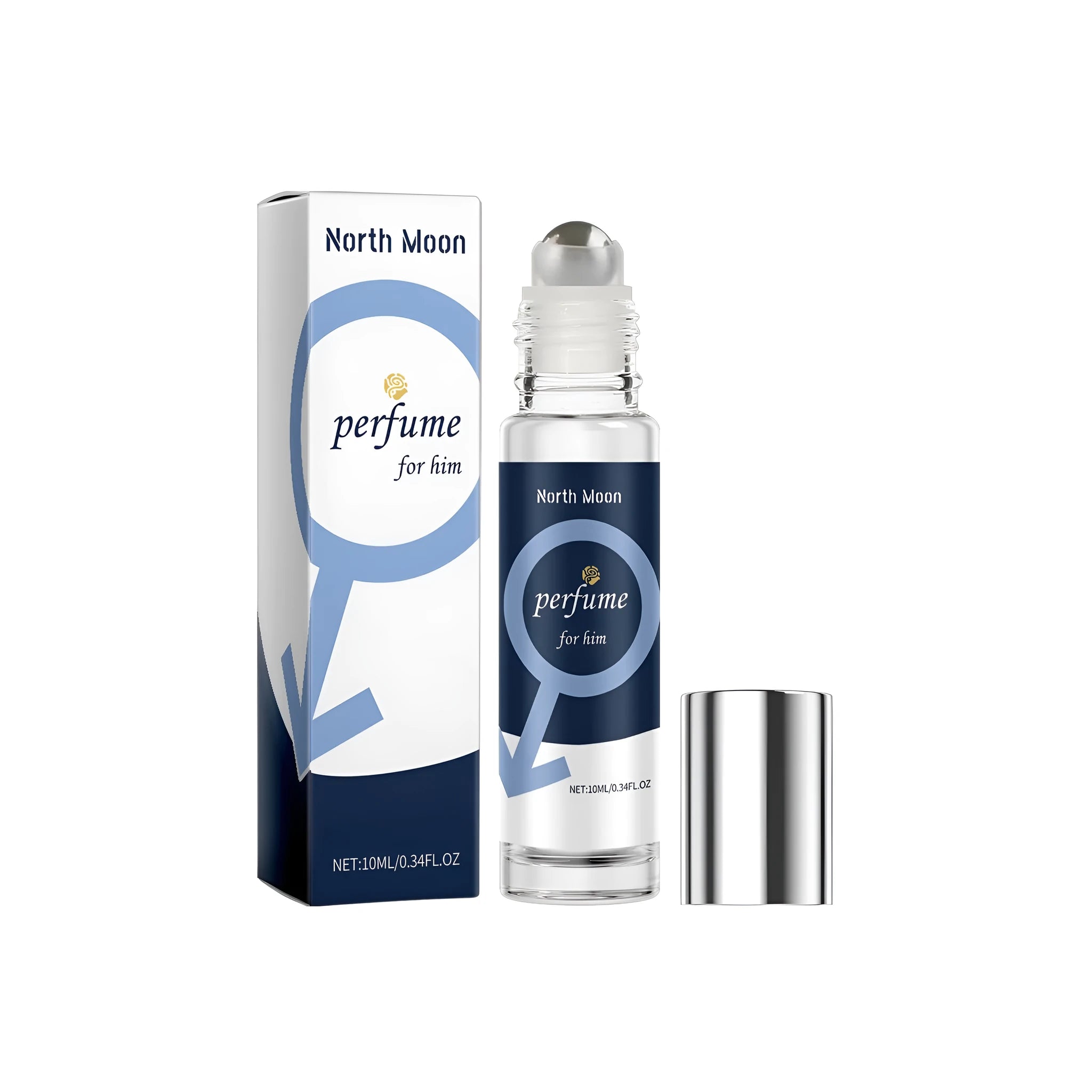 10ml men's perfume spray bottle with bergamot, patchouli, and jasmine fragrance