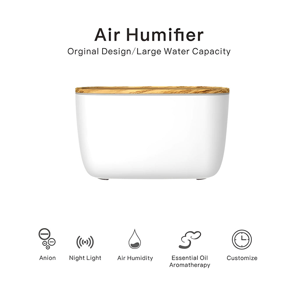 GX-22K household aromatherapy diffuser and humidifier with night light, showing control panel and water tank