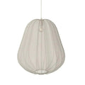 Japanese style net pumpkin ceiling lamp with iron construction and LED tricolour lighting