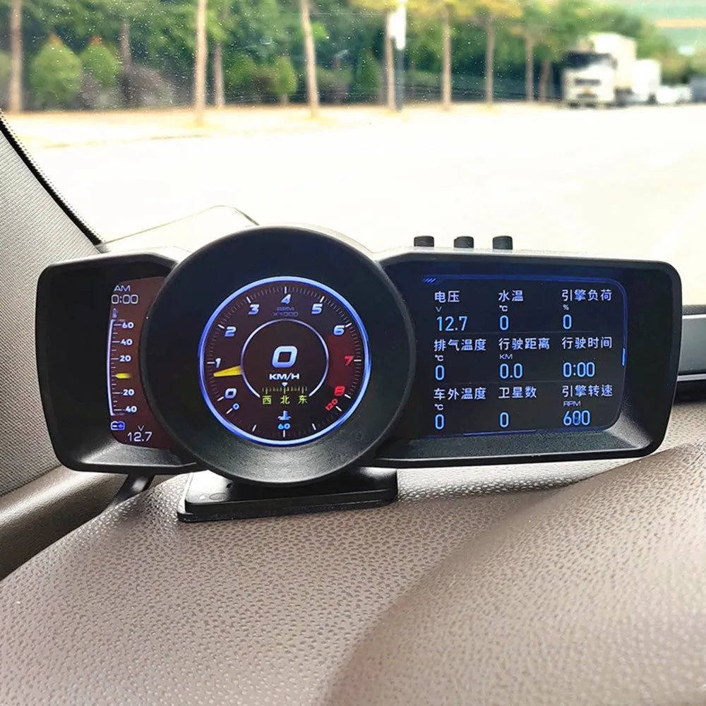 OBDII monitor driving computer with TFT screen and GPS BeiDou system for vehicle diagnostics