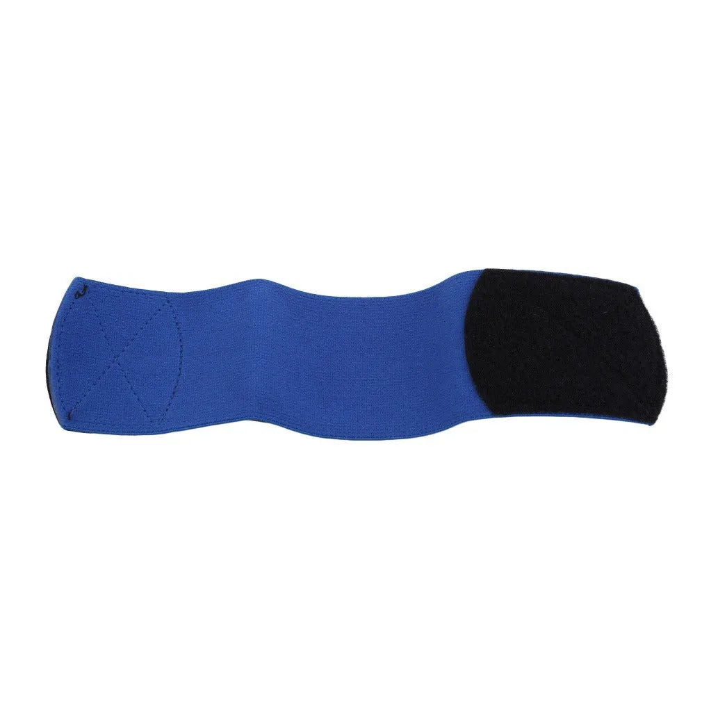 Rubber football shin guard magic tape belt in four colours for sports protection