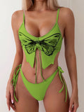 Women's purple bikini swimsuit with sleeveless top and briefs on a mannequin.