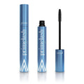 Slim tip eyelash brush comb with spiral bristles for applying eye black makeup
