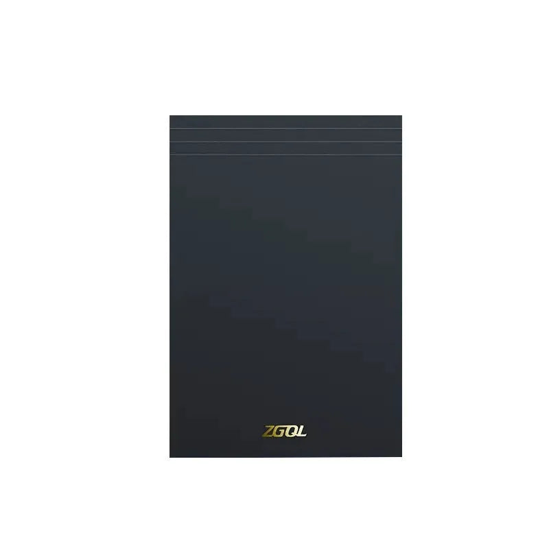 A5, B5, and A4 writing pads with paper covers, showing horizontal line, grid, and blank page ruling styles.