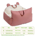 Removable washable car kennel for dogs showing pink beige, grey beige, khaki beige and blue beige colour options