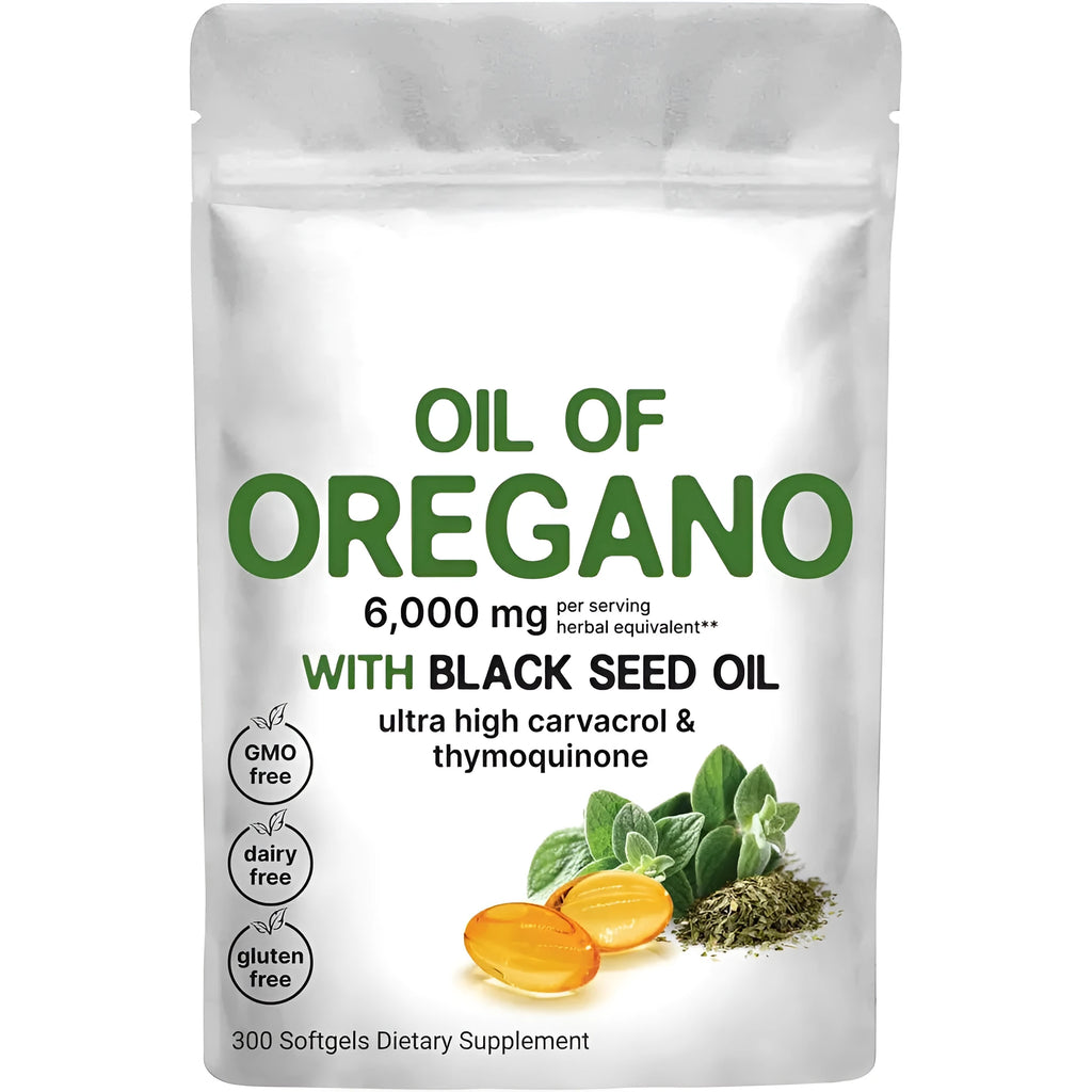 Bottle of Butter Black Seed Oil Soft Capsules dietary supplement.