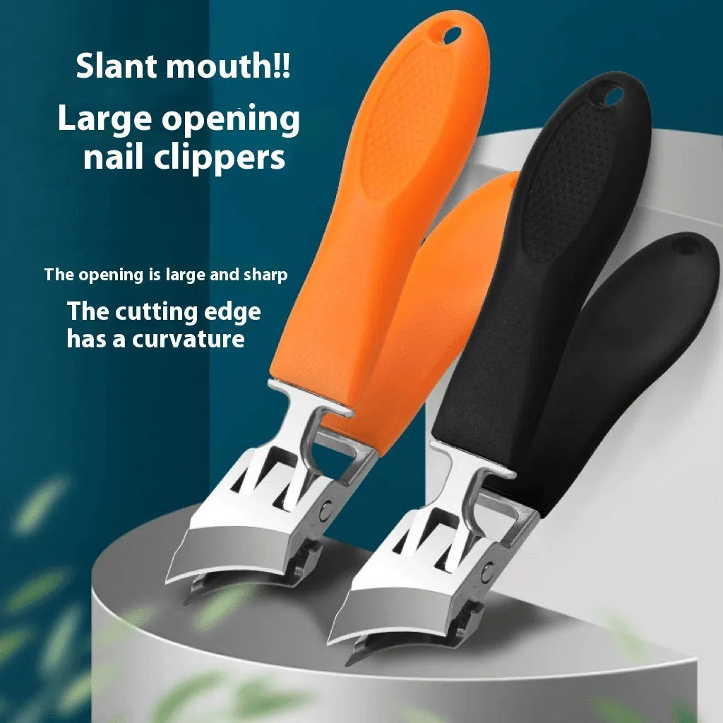 Household manicure kit with seven tools including champagne pliers and curved nose pliers in brown, white, and green colours