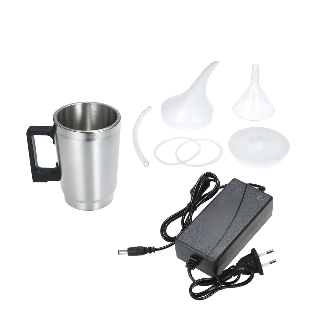 Stainless steel headlamp restoration cups with elbow and funnel covers for car light repair kits K13562 K13563