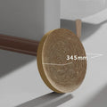 Large circular cat scratching board with built-in ball toys and replaceable cardboard core
