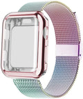 Apple Watch magnetic Milan metal wrist strap with TPU inner lining in silver colour