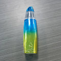 Peacock blue handheld USB rechargeable facial steamer spraying fine mist
