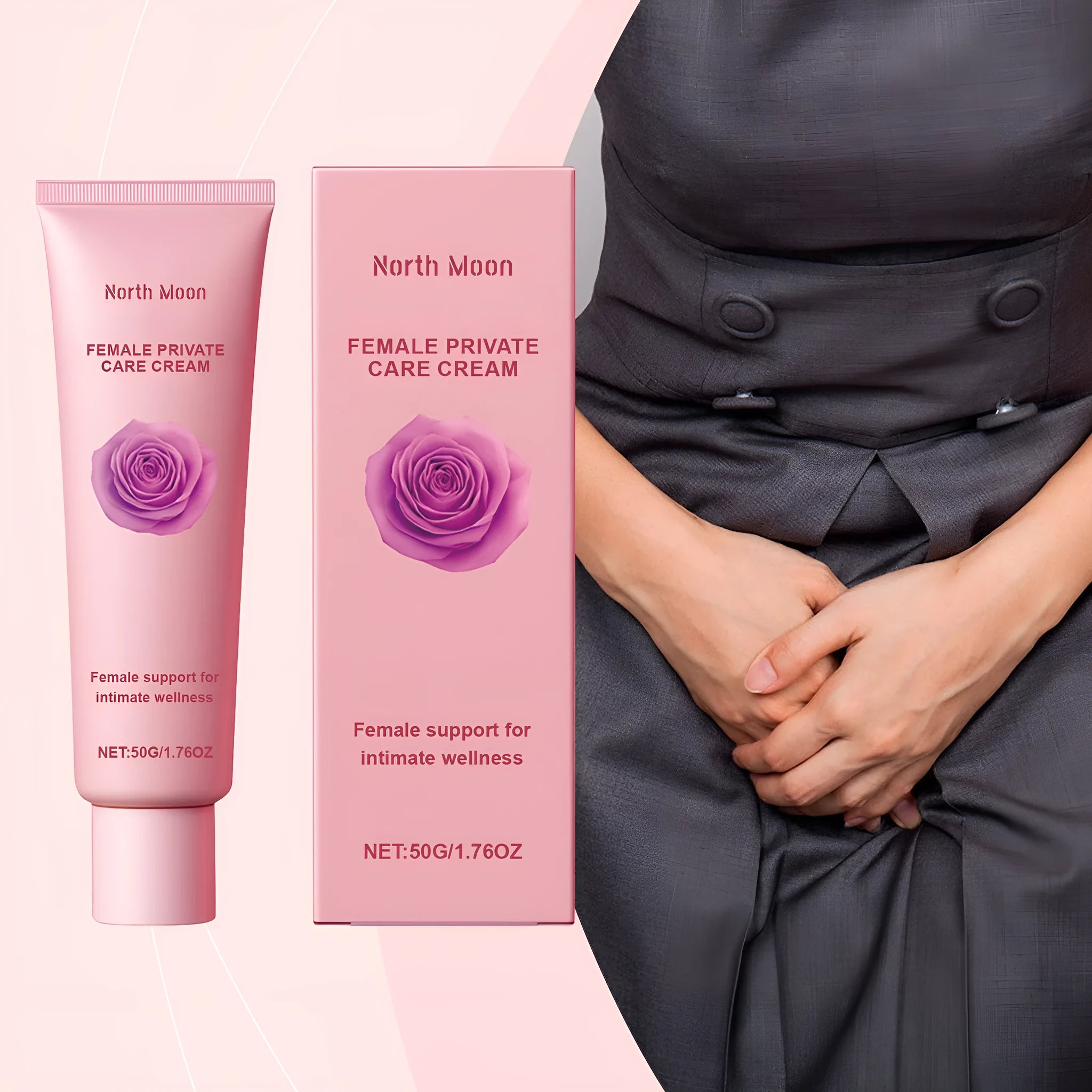 50g jar of Gentle Care moisturising cream with botanical extracts for daily skincare