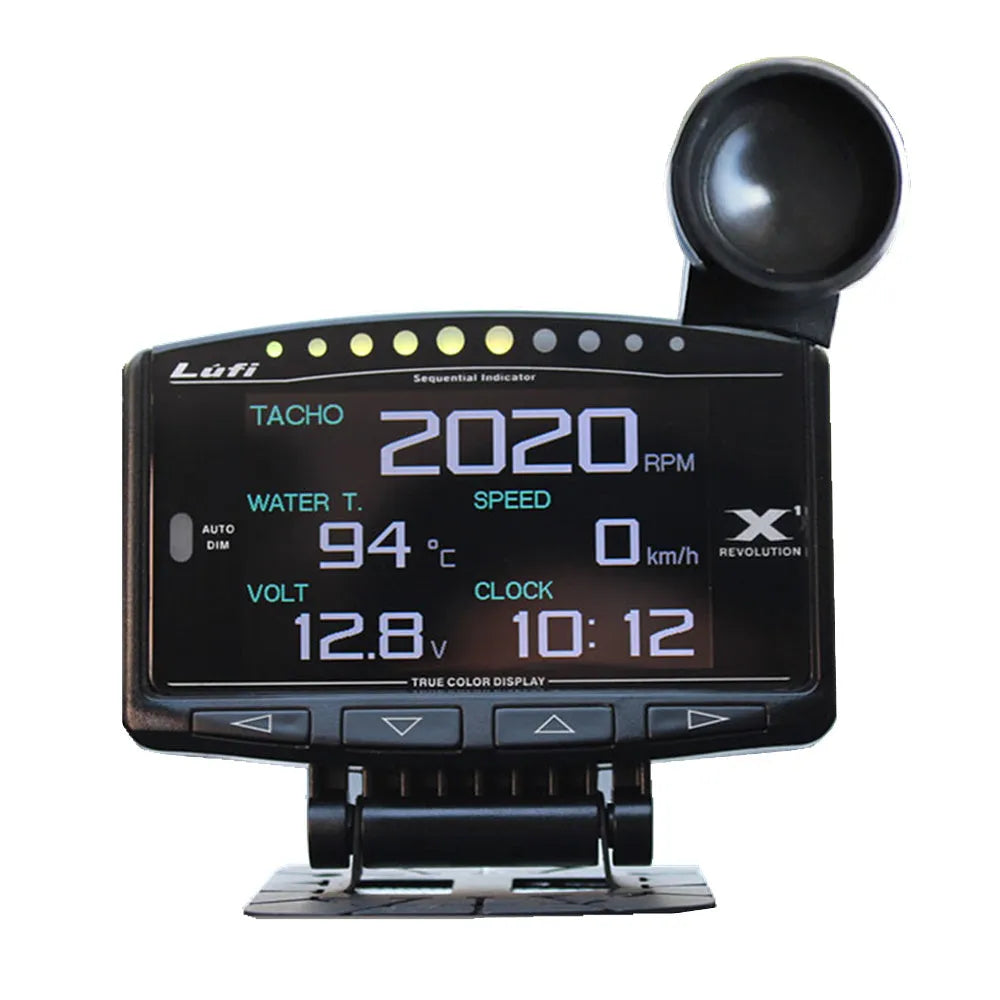 X1 Automotive Multi Function OBD diagnostic instrument with LED display and metal housing