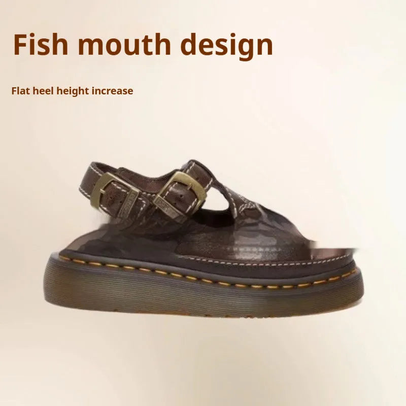 Men's black embroidered floral beach sandals with a flat heel on a plain background.