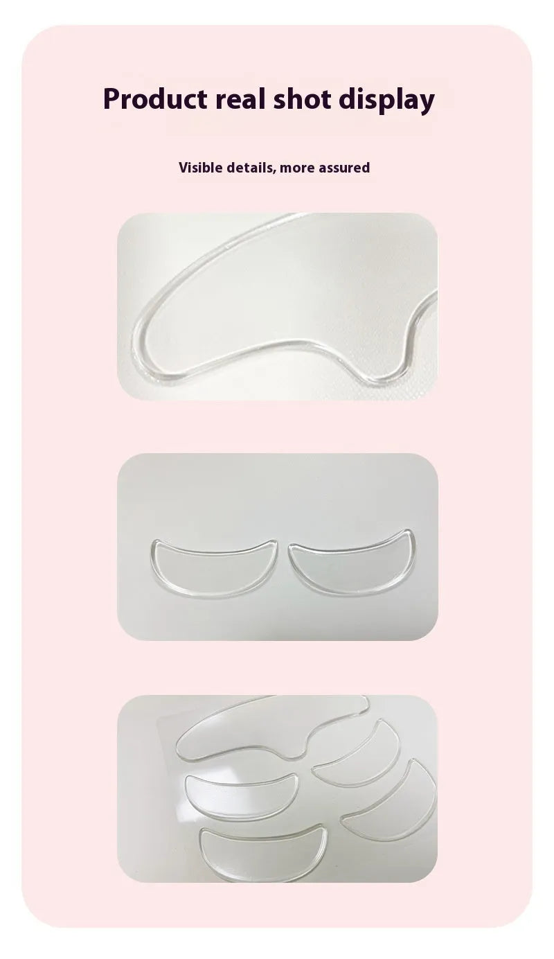5 silicone anti-wrinkle face stickers for wrinkle removal and prevention