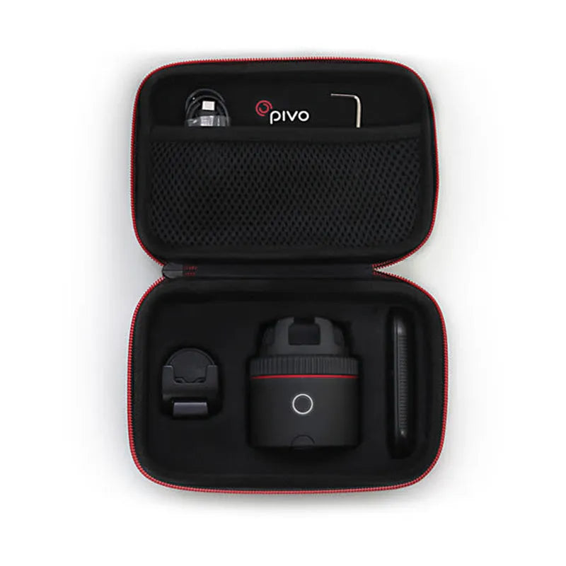 Black PIVO facial tracking camera with 360-degree rotation for smart phones
