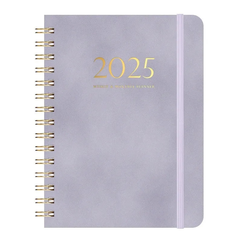 A5 size pu leather notebook with metal coil binding in multiple colour options for business gifts